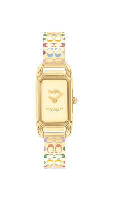 Coach Ladies Gold Plated Stainless Steel Cadie Watch 14504195